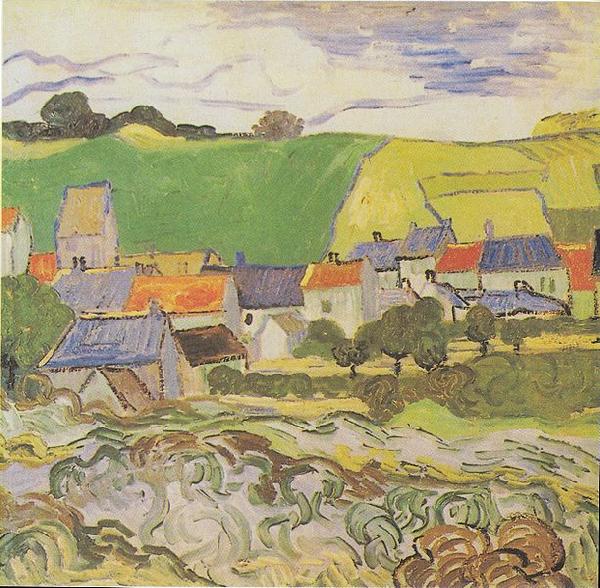 Vincent Van Gogh View of Auvers